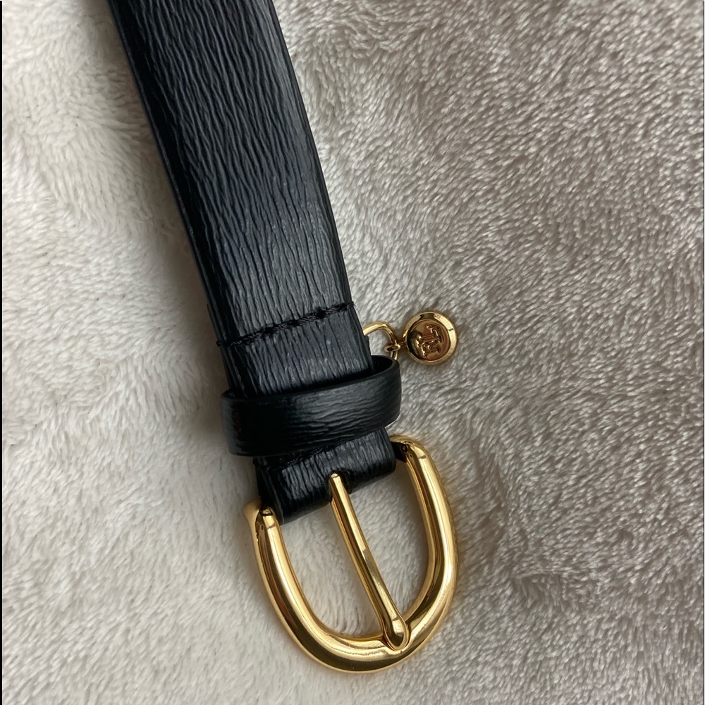 Women’s Ralph Lauren Skinny Black Belt
